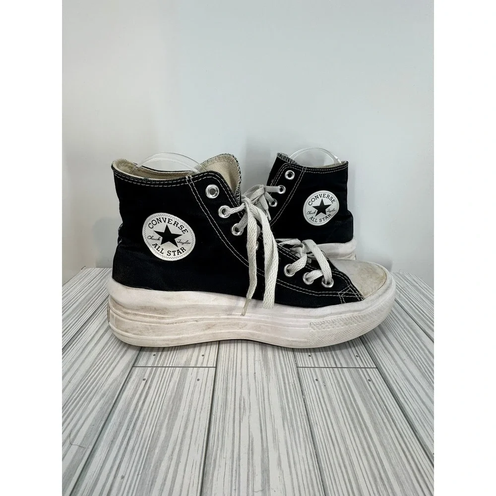 Converse Chuck Taylor All Star Women's‎ 9 Lift Platform High Top Sneakers Black